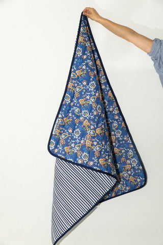 Couverture d'éveil Bleu Paisley