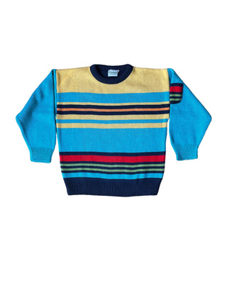 Pull à rayures colorblock - 6 ans