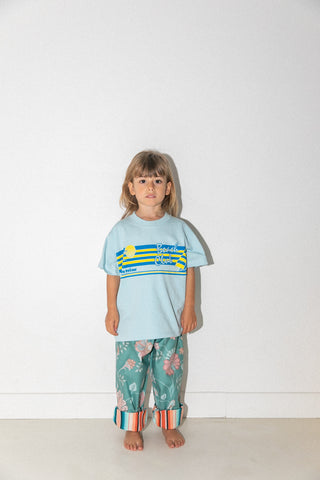 T-shirt Beach Club Light Blue