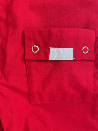 Red worker suit Club Trésor ReLoved - 2 and 4 years