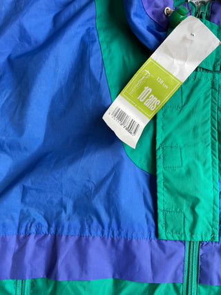 Parka imperméable 90's colorblock - 10 ans