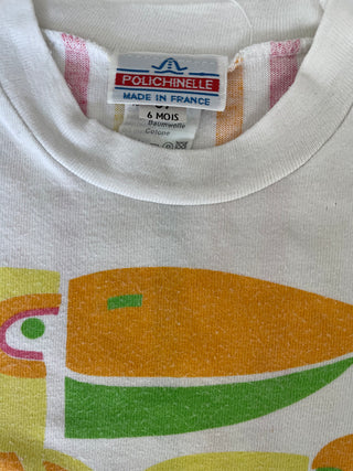 Polichinelle Toucan skirt &amp; t-shirt set - 3 months