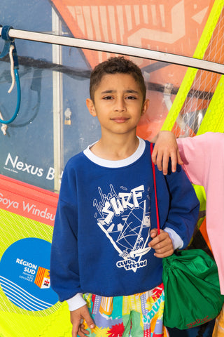 Sweatshirt Windsurfing Bleu