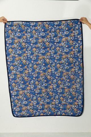 Plaid d'éveil Bleu Paisley