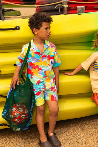 Ensemble Chemise Short Bahamas 80's