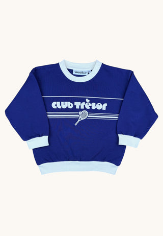 Sweatshirt Tennis Purple Blue