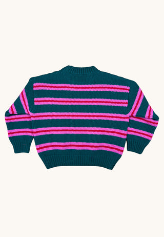 Pull Heritage col rond rayé
