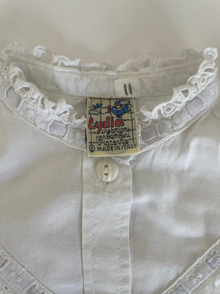 Chemise détails broderie anglaise - 2 ans