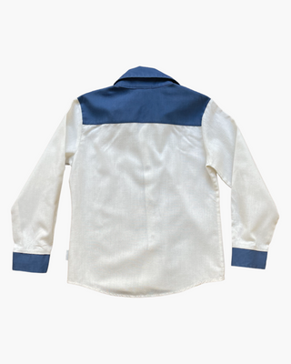 Chemise Wrangler Kids cowboy bicolore - 6 ans