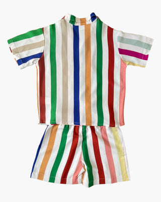 Shirt and Shorts Set - Crazy Stripes