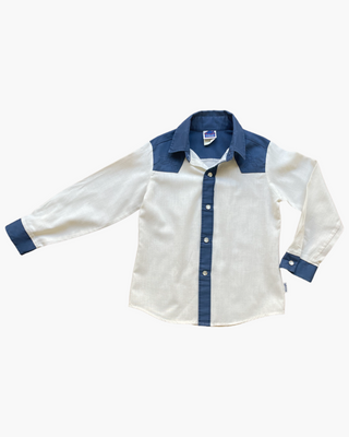 Chemise Wrangler Kids cowboy bicolore - 6 ans