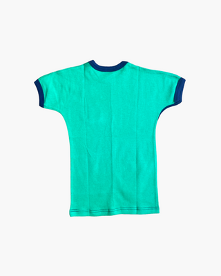 T-shirt bicolore en coton peigné - 6 ans